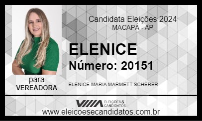 Candidato ELENICE 2024 - MACAPÁ - Eleições