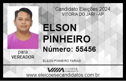 Candidato ELSON PINHEIRO 2024 - VITÓRIA DO JARI - Eleições