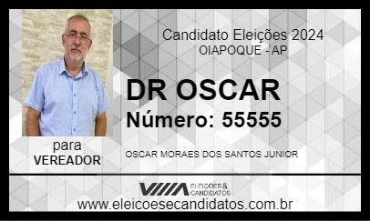 Candidato DR OSCAR 2024 - OIAPOQUE - Eleições