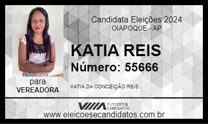 Candidato KATIA REIS 2024 - OIAPOQUE - Eleições