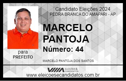 Candidato MARCELO PANTOJA 2024 - PEDRA BRANCA DO AMAPARI - Eleições