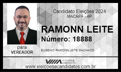 Candidato RAMONN LEITE 2024 - MACAPÁ - Eleições