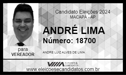 Candidato ANDRÉ LIMA 2024 - MACAPÁ - Eleições