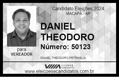 Candidato DANIEL THEODORO 2024 - MACAPÁ - Eleições