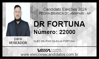 Candidato DR FORTUNA 2024 - PEDRA BRANCA DO AMAPARI - Eleições