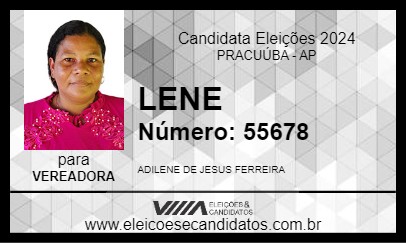 Candidato LENE 2024 - PRACUÚBA - Eleições