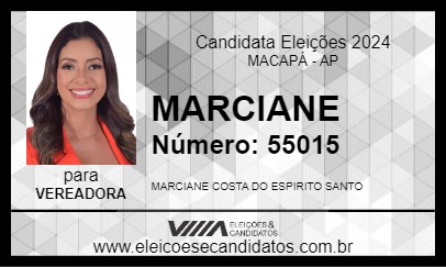 Candidato MARCIANE 2024 - MACAPÁ - Eleições