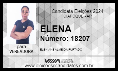 Candidato ELENA 2024 - OIAPOQUE - Eleições