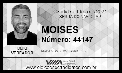 Candidato MOISES 2024 - SERRA DO NAVIO - Eleições