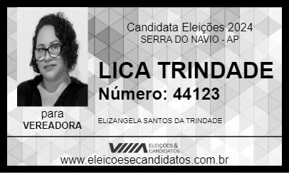 Candidato LICA TRINDADE 2024 - SERRA DO NAVIO - Eleições