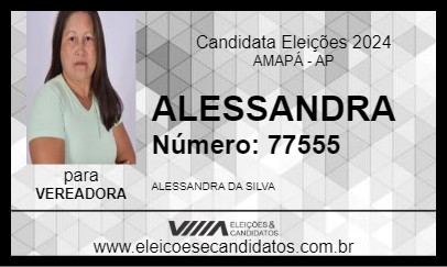 Candidato ALESSANDRA 2024 - AMAPÁ - Eleições