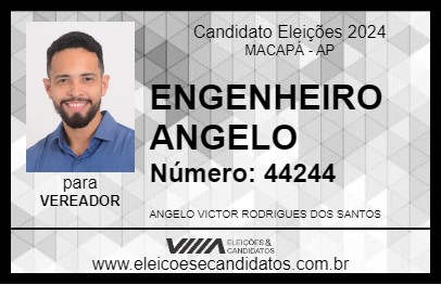 Candidato ENGENHEIRO ANGELO 2024 - MACAPÁ - Eleições