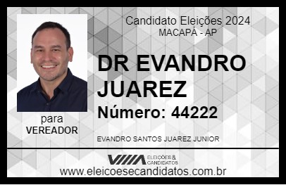 Candidato DR EVANDRO JUAREZ 2024 - MACAPÁ - Eleições