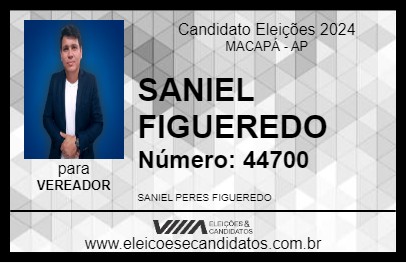 Candidato SANIEL FIGUEREDO 2024 - MACAPÁ - Eleições