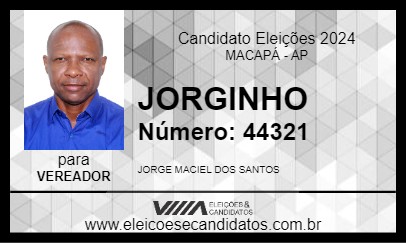 Candidato JORGINHO 2024 - MACAPÁ - Eleições