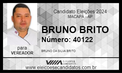 Candidato BRUNO BRITO 2024 - MACAPÁ - Eleições