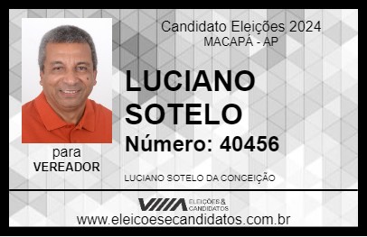 Candidato LUCIANO SOTELO 2024 - MACAPÁ - Eleições