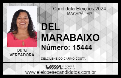 Candidato DEL MARABAIXO 2024 - MACAPÁ - Eleições