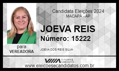 Candidato JOEVA REIS 2024 - MACAPÁ - Eleições