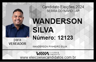 Candidato WANDERSON SILVA 2024 - SERRA DO NAVIO - Eleições