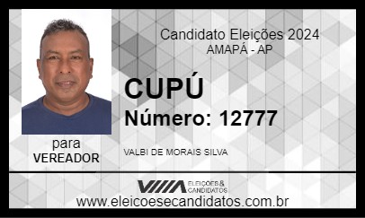 Candidato CUPÚ 2024 - AMAPÁ - Eleições