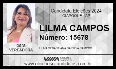 Candidato LILMA CAMPOS 2024 - OIAPOQUE - Eleições