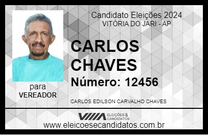 Candidato CARLOS CHAVES 2024 - VITÓRIA DO JARI - Eleições