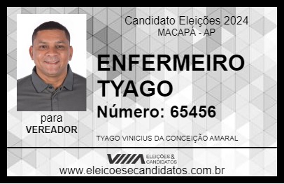 Candidato ENFERMEIRO TYAGO 2024 - MACAPÁ - Eleições