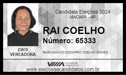 Candidato RAI COELHO 2024 - MACAPÁ - Eleições