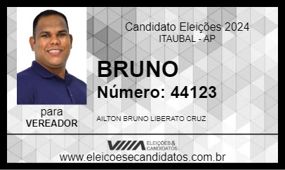 Candidato BRUNO 2024 - ITAUBAL - Eleições