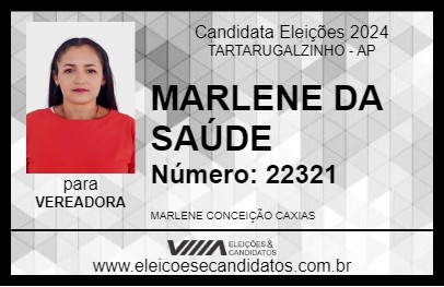 Candidato MARLENE DA SAÚDE 2024 - TARTARUGALZINHO - Eleições