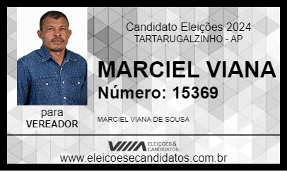 Candidato MARCIEL VIANA 2024 - TARTARUGALZINHO - Eleições