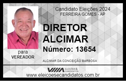 Candidato DIRETOR ALCIMAR 2024 - FERREIRA GOMES - Eleições