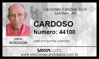 Candidato CARDOSO 2024 - SANTANA - Eleições