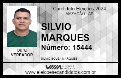 Candidato SILVIO MARQUES 2024 - MAZAGÃO - Eleições