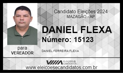 Candidato DANIEL FLEXA 2024 - MAZAGÃO - Eleições