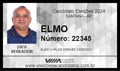 Candidato ELMO 2024 - SANTANA - Eleições