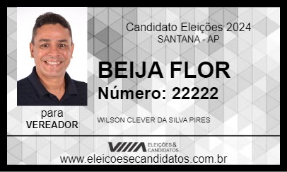 Candidato BEIJA FLOR 2024 - SANTANA - Eleições