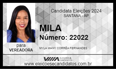 Candidato MILA 2024 - SANTANA - Eleições