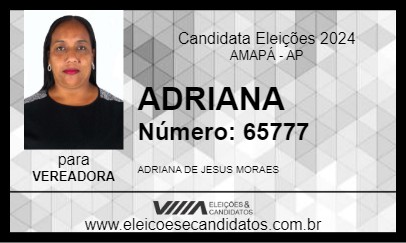 Candidato ADRIANA 2024 - AMAPÁ - Eleições