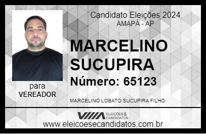 Candidato MARCELINO SUCUPIRA 2024 - AMAPÁ - Eleições