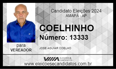 Candidato COELHINHO 2024 - AMAPÁ - Eleições