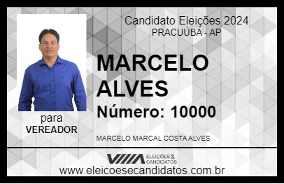 Candidato MARCELO ALVES 2024 - PRACUÚBA - Eleições