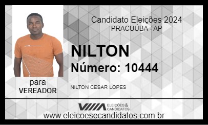 Candidato NILTON 2024 - PRACUÚBA - Eleições