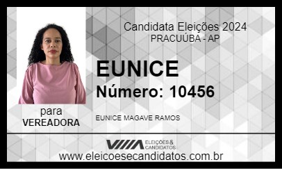 Candidato EUNICE 2024 - PRACUÚBA - Eleições