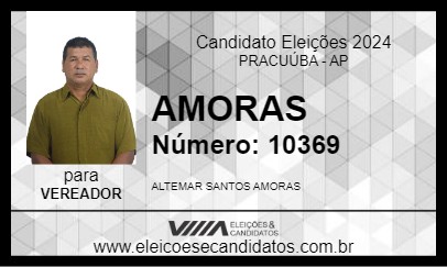 Candidato AMORAS 2024 - PRACUÚBA - Eleições