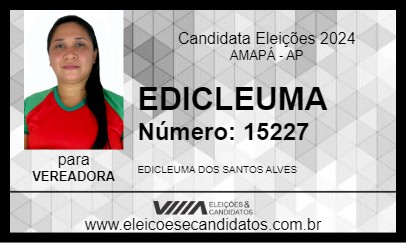 Candidato EDICLEUMA 2024 - AMAPÁ - Eleições