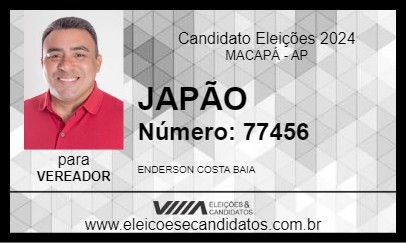 Candidato JAPÃO 2024 - MACAPÁ - Eleições