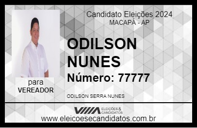 Candidato ODILSON NUNES 2024 - MACAPÁ - Eleições