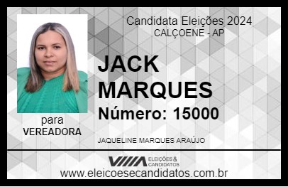 Candidato JACK MARQUES 2024 - CALÇOENE - Eleições